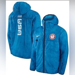 Nike Blue USA Men's Jacket